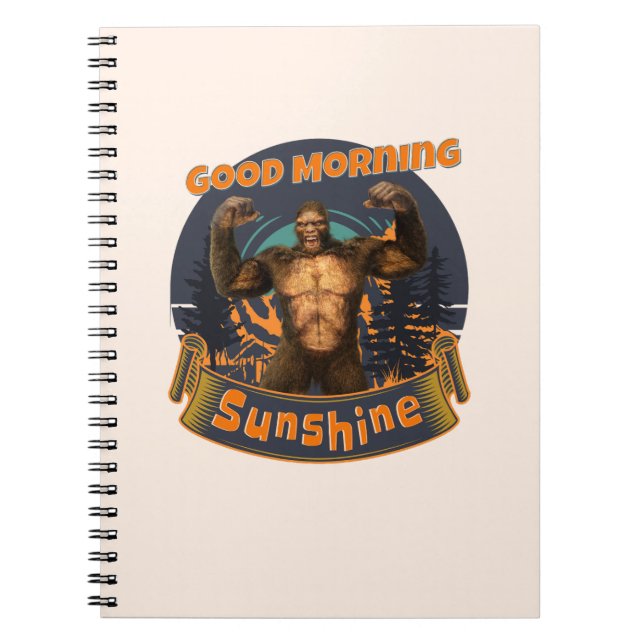 Cuaderno Buenos Días Sol Funny Bigfoot (Frente)