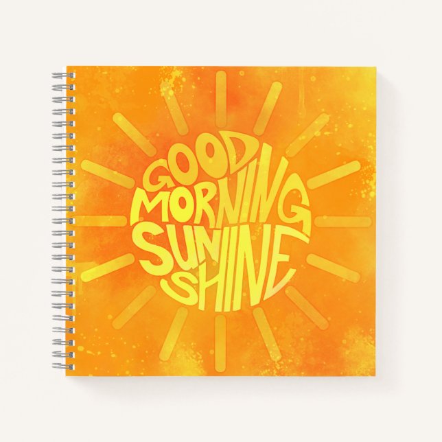 Cuaderno Buenos Días, Sunshine! (Anverso)