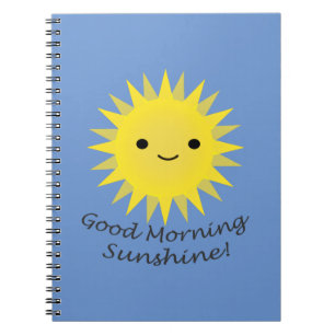 Cuaderno Buenos días Sunshine Cute Kawaii Sun