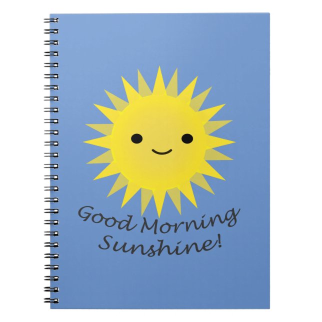 Cuaderno Buenos días Sunshine Kawaii Sun (Frente)
