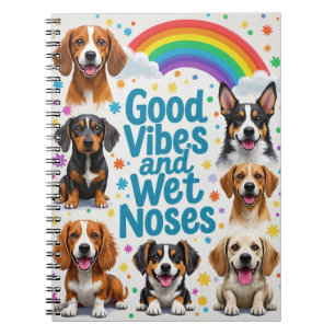 Cuaderno Buenos vibraciones y nueces húmedas Doodles juguet