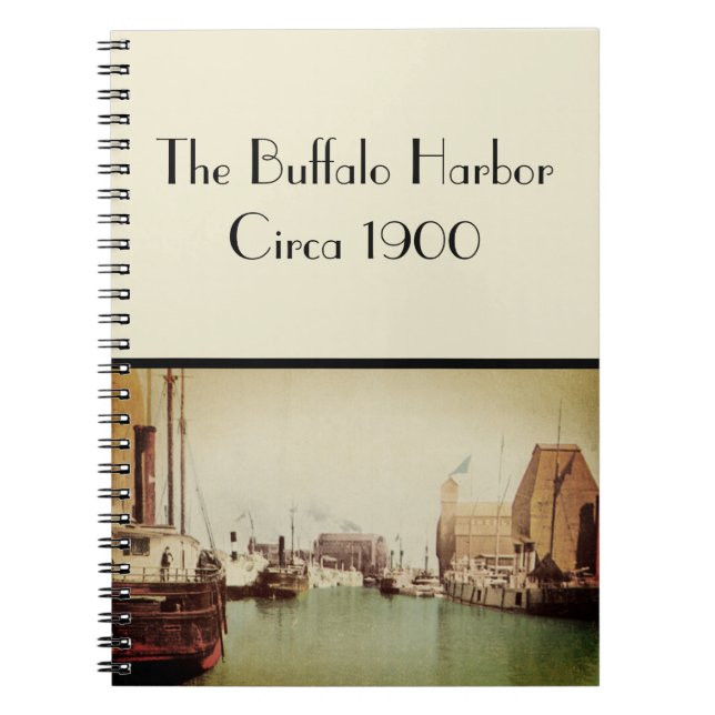 Cuaderno Búfalo Harbour Vintage Notebook (Frente)