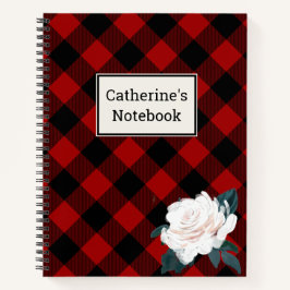 Cuaderno Búfalo rojo personalizable para el bloc de notas r