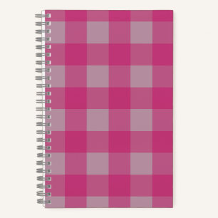 Cuaderno Búfalo rosado caliente para bloc de notas en espir