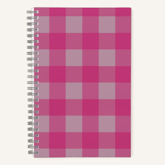 Cuaderno Búfalo rosado caliente para bloc de notas en espir
