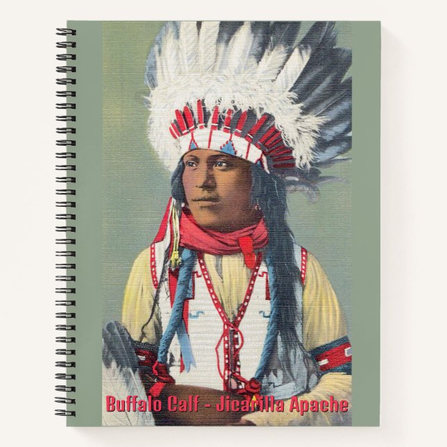 Cuaderno Buffalo Calf Native American (Anverso)