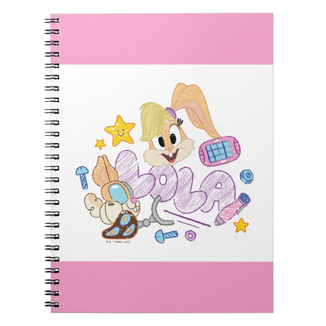 Cuaderno BUGS BUNNY BUILDERS™| Arte del boceto de Lola (Frente)