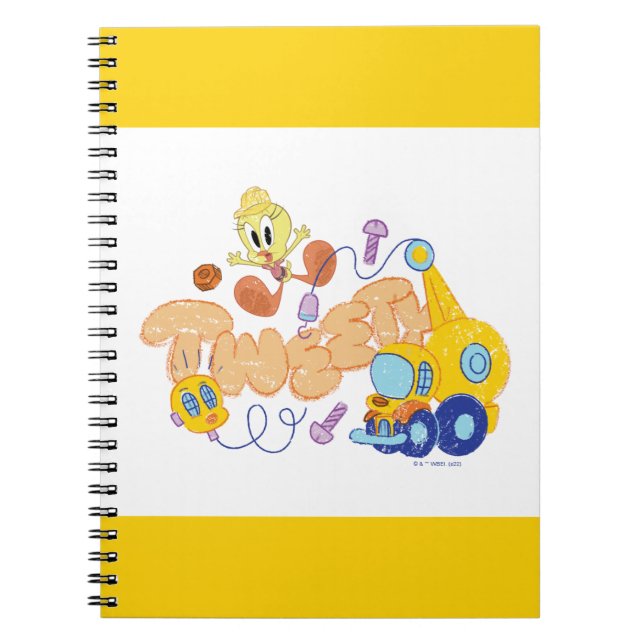 Cuaderno BUGS BUNNY BUILDERS™| Arte gráfico de TWEETY™ (Frente)