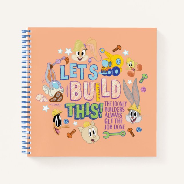 Cuaderno BUGS BUNNY BUILDERS™| Boceto "Construyamos esto" (Anverso)
