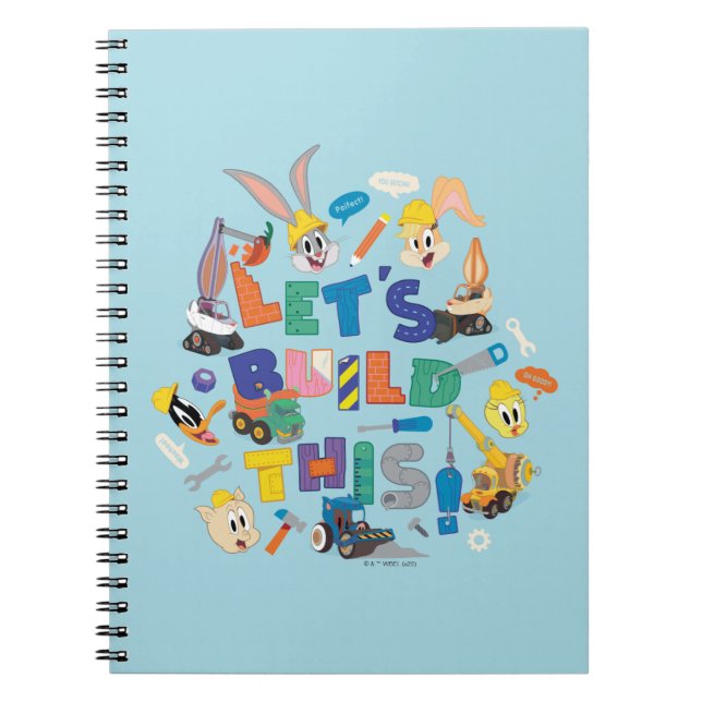 Cuaderno BUGS BUNNY BUILDERS™| Collage "Construyamos esto" (Frente)