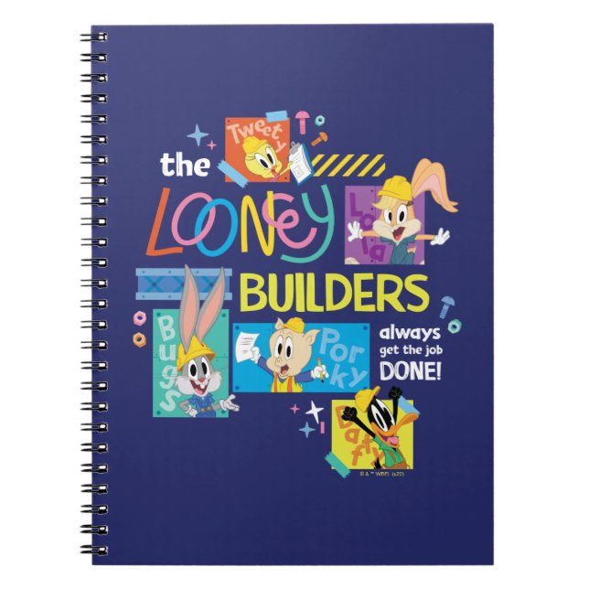 Cuaderno BUGS BUNNY BUILDERS™| El Collage de Looney Builder (Frente)