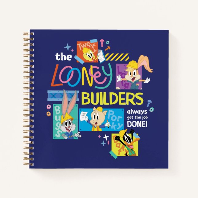 Cuaderno BUGS BUNNY BUILDERS™| El Collage de los Looney Bui (Anverso)