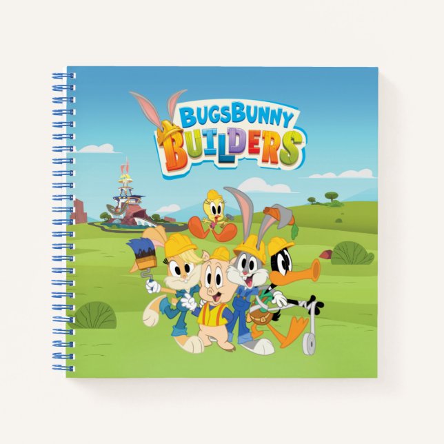 Cuaderno BUGS BUNNY BUILDERS™| El Grupo de Looney Builders (Anverso)