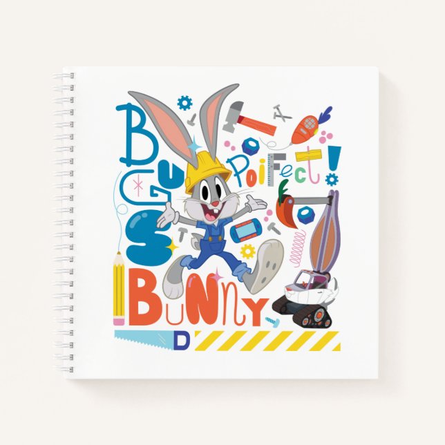 Cuaderno BUGS BUNNY BUILDERS™| Herramientas de trabajo de B (Anverso)