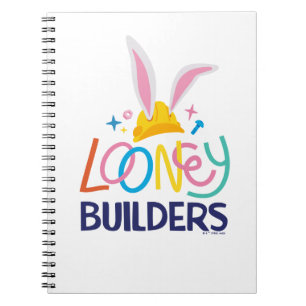 Cuaderno BUGS BUNNY BUILDERS™ Logotipo apilado con casco