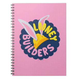 Cuaderno BUGS BUNNY BUILDERS™ Logotipo Escalonado de Casco