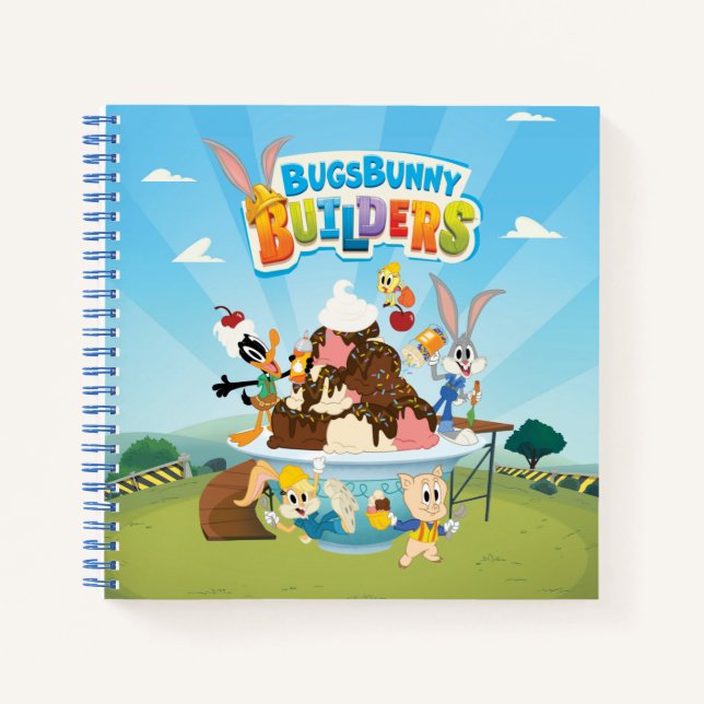 Cuaderno BUGS BUNNY BUILDERS™| Looney Builders Helado (Anverso)