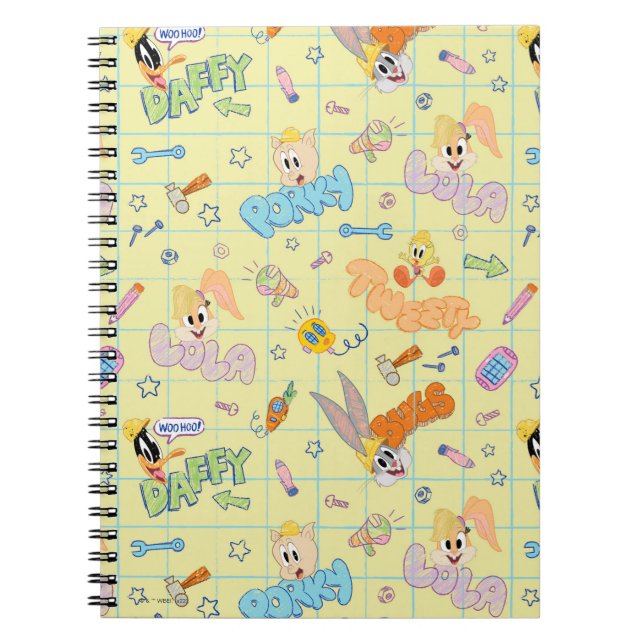 Cuaderno BUGS BUNNY BUILDERS™| Patrón de boceto de personaj (Frente)