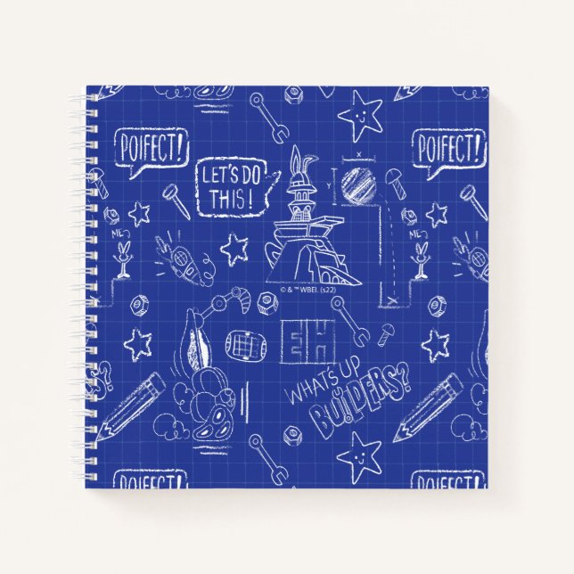 Cuaderno BUGS BUNNY BUILDERS™| Patrón de plano de croquis (Anverso)