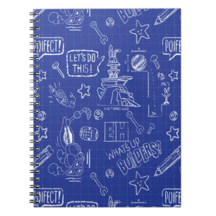 Cuaderno BUGS BUNNY BUILDERS™  Patrón de plano de croquis