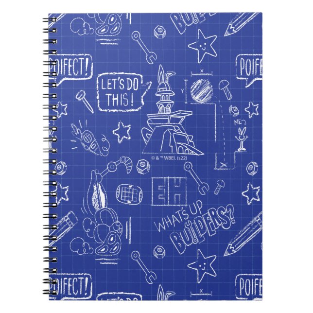Cuaderno BUGS BUNNY BUILDERS™| Patrón de plano de croquis (Frente)