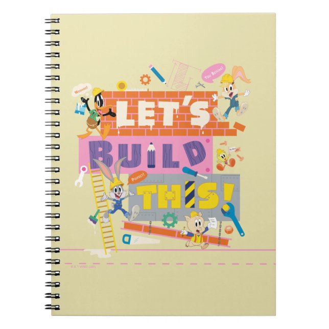 Cuaderno BUGS BUNNY BUILDERS™| Sitio de obra "Construyamos  (Frente)