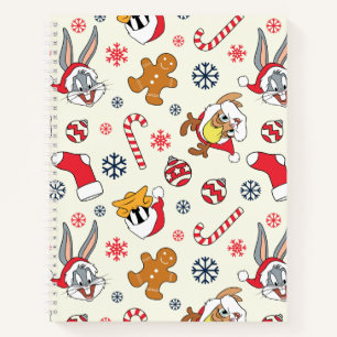 Cuaderno BUGS BUNNY™, DAFFY DUCK™ y Patrón Navideño de Lola