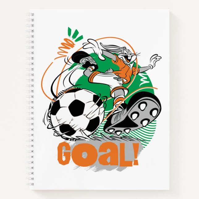 Cuaderno BUGS BUNNY™ Gol de fútbol de patada (Anverso)