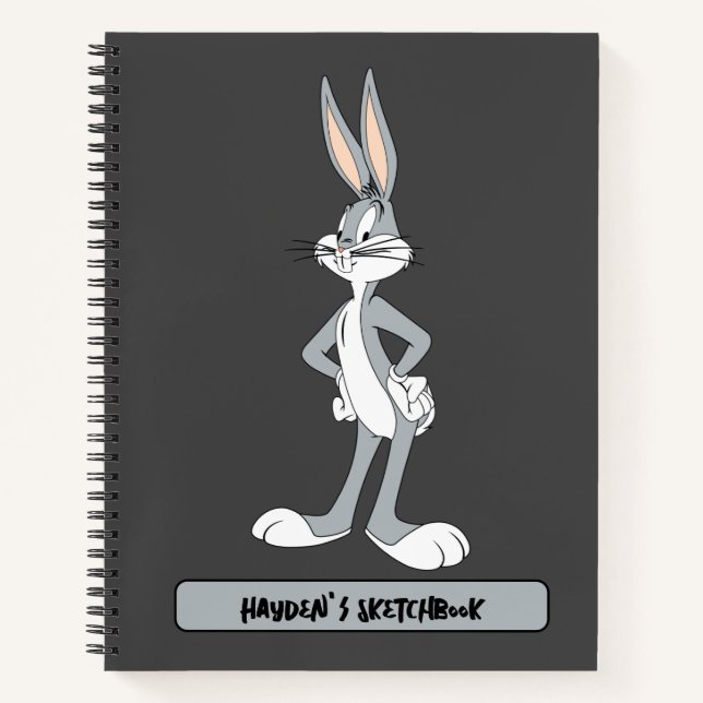 Cuaderno BUGS BUNNY™ | Manos en el dibujo de caderas (Anverso)