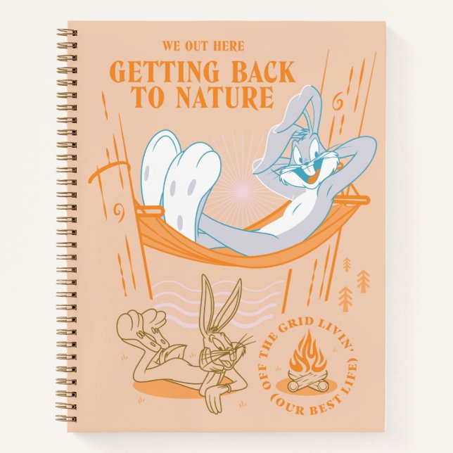 Cuaderno BUGS BUNNY™ Regresando A La Naturaleza (Anverso)