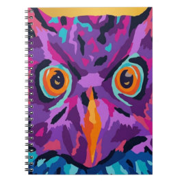 Cuaderno Búho abstracto