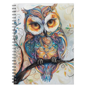 Cuaderno Búho bloc de notas