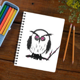 Cuaderno Búho chino - bloc de notas