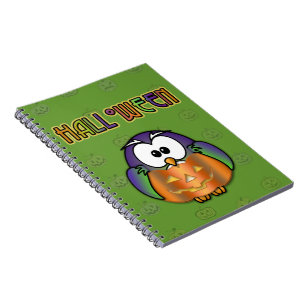 Cuaderno búho de calabaza