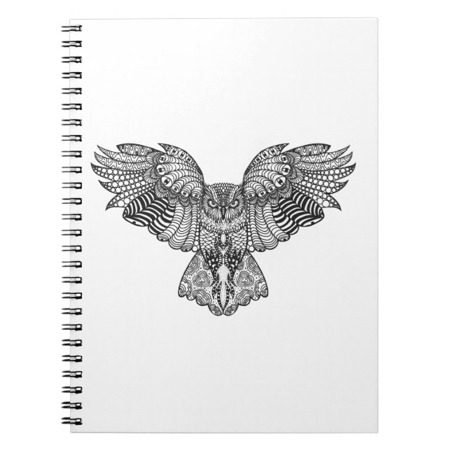 Cuaderno Búho de Eagle inspirado (Frente)