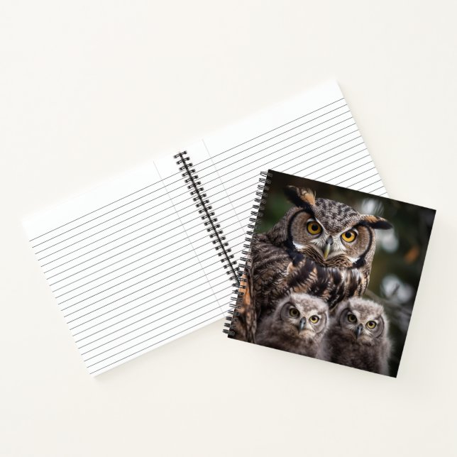 Cuaderno Búho de familia (Interior)