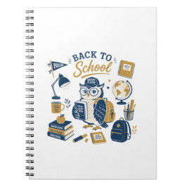 Cuaderno Búho de Regreso a la Escuela Secundaria