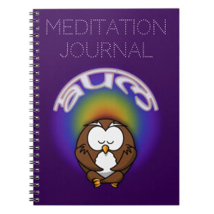 Cuaderno búho de yoga
