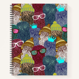 Cuaderno Búho en la corona