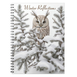 Cuaderno Búho en Nieve
