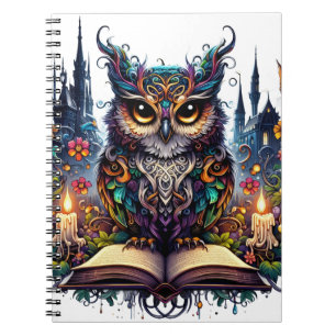 Cuaderno Búho Mágico Amante de los Libros