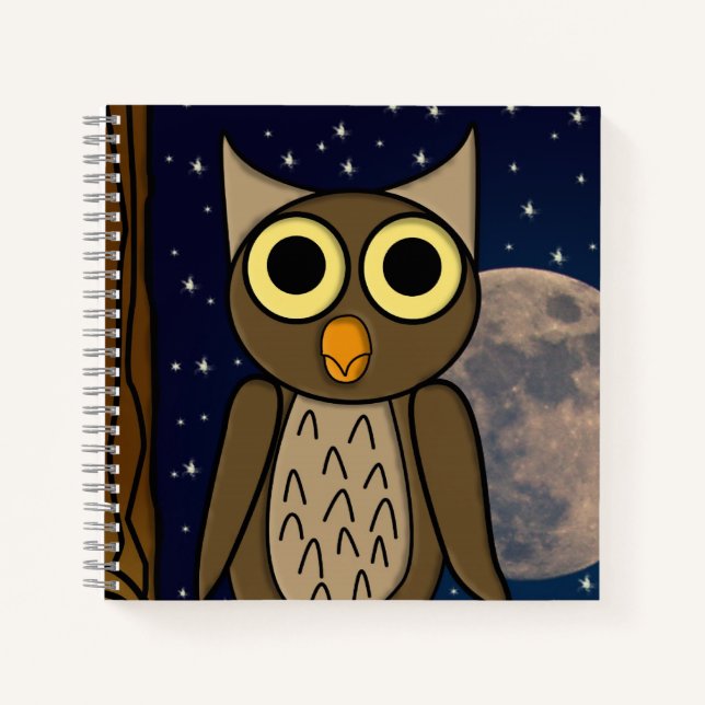 Cuaderno Búho nocturno (Anverso)