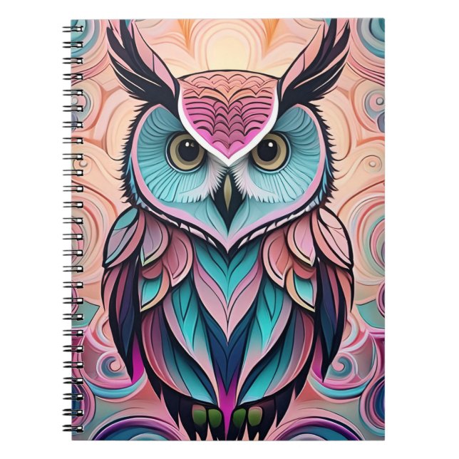 Cuaderno Búho portátil (Frente)
