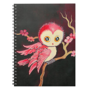 Cuaderno Búho rojo dulce