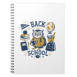 Cuaderno Búho Universitario De Regreso A La Escuela
