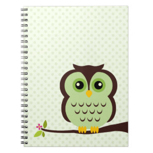Cuaderno Búho verde
