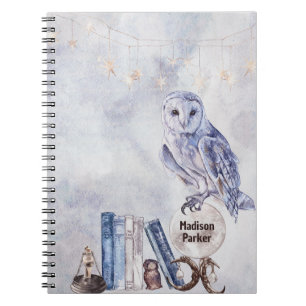 Cuaderno Búho y libros