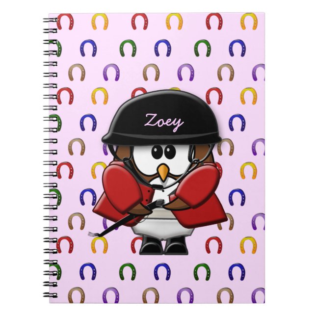 Cuaderno búhos jinetes (Frente)