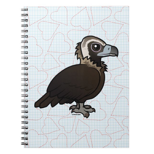 Cuaderno Buitre cinéreo de Birdorable (Frente)