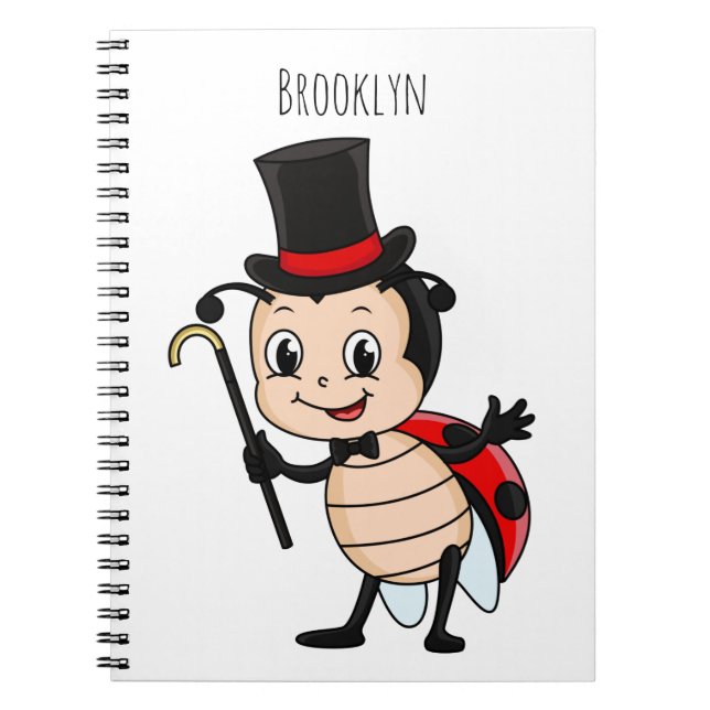 Cuaderno Buitre con sombrero de punta y personalizado de co (Frente)